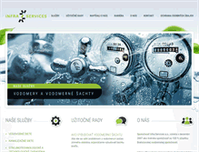 Tablet Screenshot of infraservices.sk